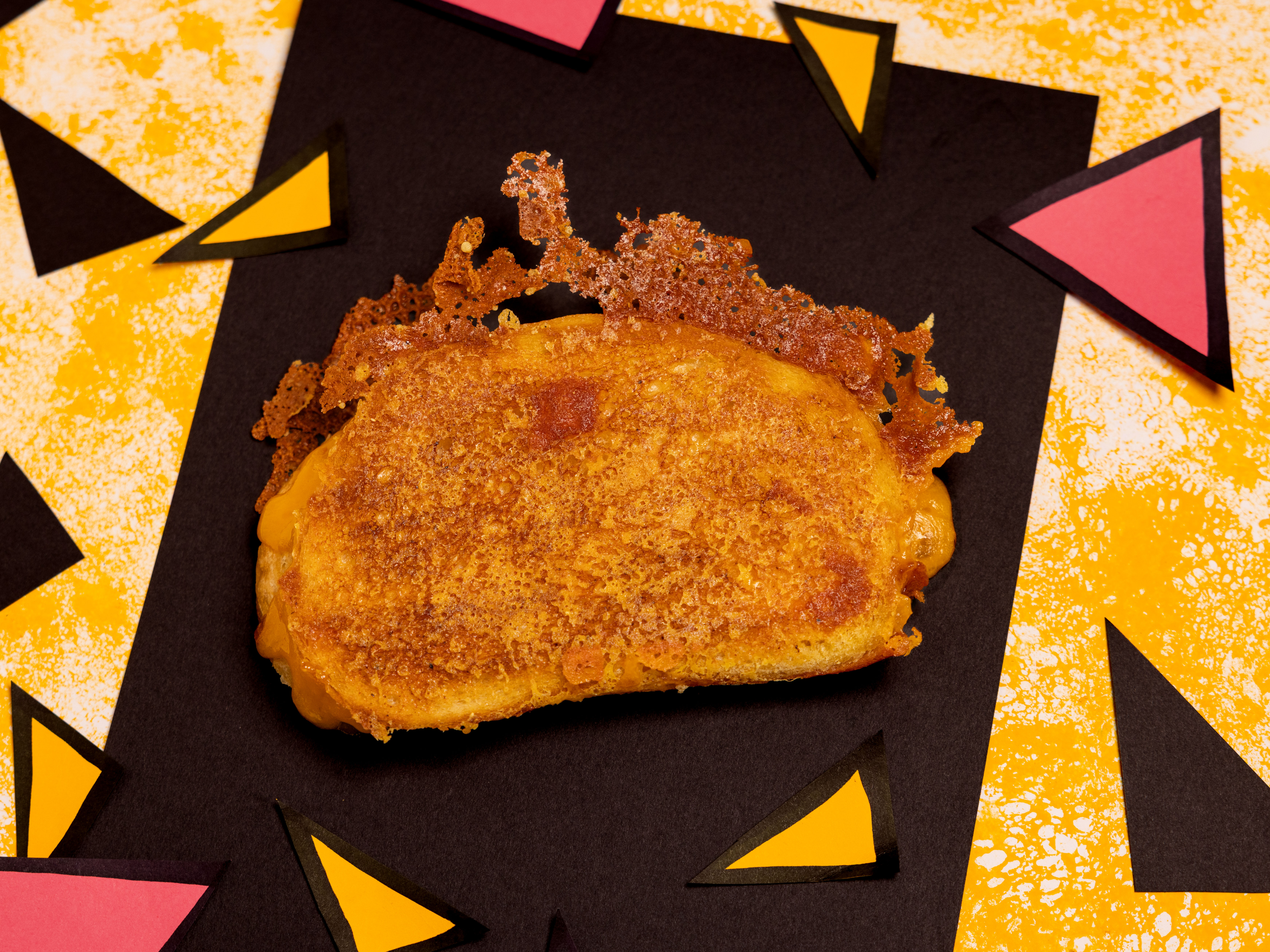 Cheese Louise triple cheese grilled cheese sandwich