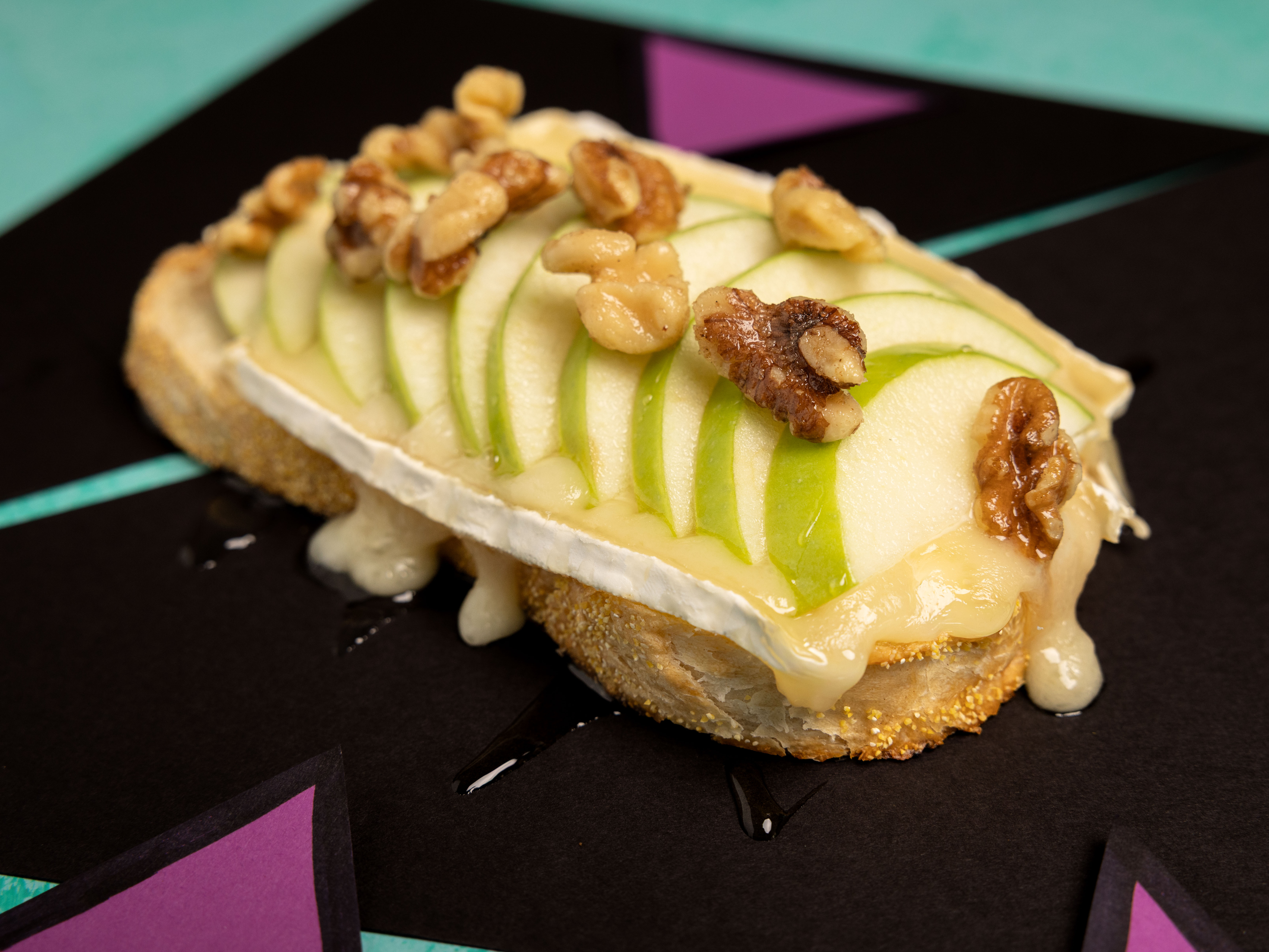 Sweet Cheezus brie honey apple grilled cheese sandwich